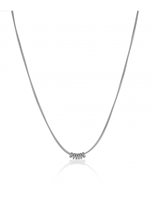 Necklace Mediterraneo Woman in Silver Zirconia CO21AZAC01
